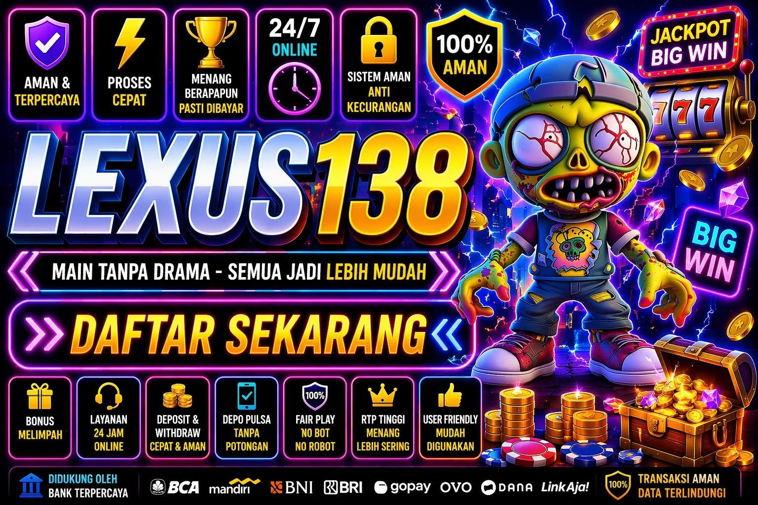 Galeri foto Lexus138 : Website Resmi Referensi Strategi Game Digital Terpercaya di Jakarta